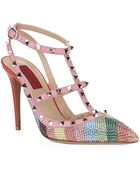 Valentino Rockstud 100 1973 Crystal Pump - Lyst