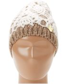 Betsey Johnson Lacey Knit Skull Cap - Lyst