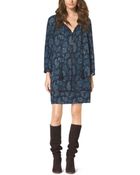 Michael Kors Paisley-Print Tunic Dress - Lyst