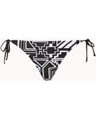 Forever 21 Geo Print Bikini Bottom - Lyst