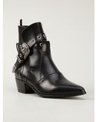Saint Laurent Biker Boot - Lyst