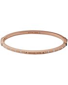Michael Kors Pavé Rose Gold-Tone Bangle - Lyst