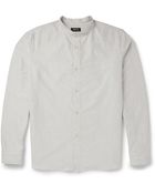 A.P.C. Grandadcollar Cotton Oxford Shirt - Lyst