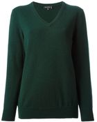Etro V-Neck Sweater - Lyst