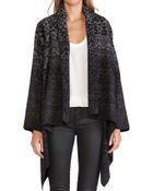 Twelfth Street Cynthia Vincent Ikat Drape Sweater Jacket - Lyst
