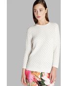 Ted Baker Sweater - Yayoi Bobble Stitch - Lyst