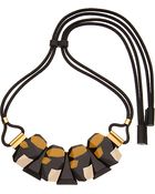 Marni Four Stone Resin Necklace - Lyst