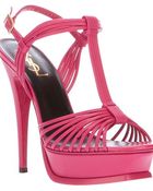 Saint Laurent 'Tribute' Sandals - Lyst