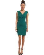 Nicole Miller Textured Stretch Woven Dress - Lyst