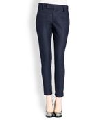 Jil Sander Pier Stretch Wool Slim-Leg Pants - Lyst