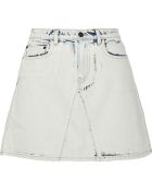 Proenza Schouler Denim Mini Skirt - Lyst