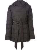 Armani Hooded Padded Jacket - Lyst