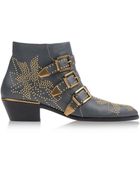 Chloé Ankle Boots - Lyst