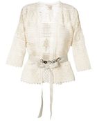 Erika Cavallini Semi Couture Crochet Jacket - Lyst