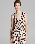 Marc By Marc Jacobs Top Pinwheel Flower Silk - Lyst