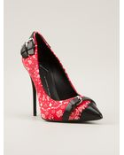 Giuseppe Zanotti Paisley Print Pumps - Lyst