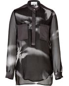 3.1 Phillip Lim Transparent Silk Blouse - Lyst