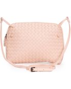 Bottega Veneta Intrecciato Small Crossbody Bag - Lyst