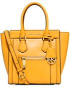 Michael Kors Colette Medium Leather Messenger - Lyst