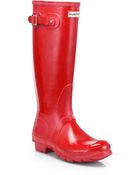Hunter Gloss-Finish Original Rain Boots - Lyst