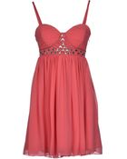 Lipsy Short Dress - Lyst