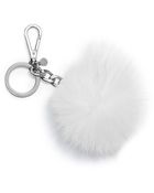 MICHAEL Michael Kors Rabbit Fur Pom Pom Key Chain - Lyst