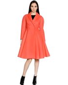 Giambattista Valli Wool Flared Coat - Lyst