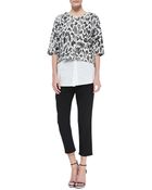 10 Crosby Derek Lam Cropped Track Pant Trousers - Lyst
