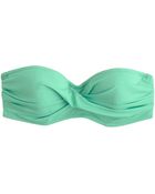 J.Crew Twistfront Underwire Bandeau Top - Lyst