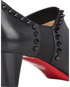 Christian Louboutin Studded Vicky Ankle Boots - Lyst