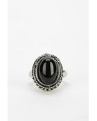 Urban Outfitters Large Oval Stone Ring - Lyst