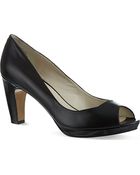 Nine West Shipshape Peep Toe Courts - Lyst