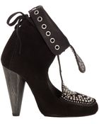 Isabel Marant Mossa Mocassin Calf Tie Boot - Lyst