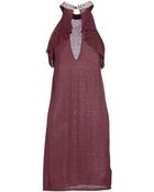 John Galliano Short Dress - Lyst