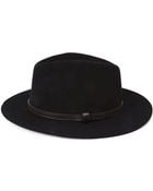 Forever 21 Wide Brim Wool Fedora - Lyst