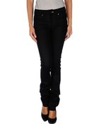 Acne Studios Denim Trousers - Lyst