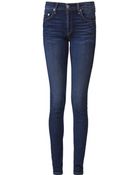 Rag & Bone Skinny Wonderland Jeans - Lyst