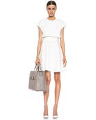 Proenza Schouler Poplin Tie Waist Cotton Dress - Lyst