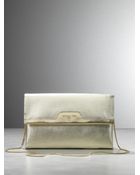 Patrizia Pepe Clutch Bag With Shoulder Strap - Lyst
