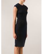 Alexander McQueen Lace Bird Jacquard Dress - Lyst