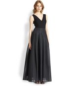 Sachin & Babi Noir V-Neck Gown - Lyst