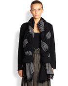 Comme Des Garçons Braided Scarf-Lapel Cardigan - Lyst