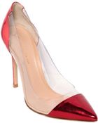 Gianvito Rossi 100Mm Metallic Leather Pumps - Lyst