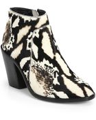Loeffler Randall Ella Calf Hair Ankle Boots - Lyst