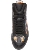 Mm6 By Maison Martin Margiela Leather High Top Sneaker - Lyst