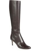 Jimmy Choo Gem Leather Knee-High Boots - Lyst