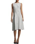 Donna Karan New York Spiral Fit-And-Flare Modal Dress - Lyst