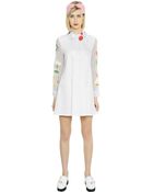 Vivetta Embroidered Poplin & Organza Dress - Lyst