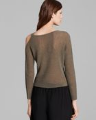 Eileen Fisher Bateau Neck Dolman Sleeve Top - Lyst