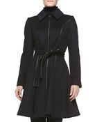 Dawn Levy Fergie Wool-blend A-line Coat - Lyst